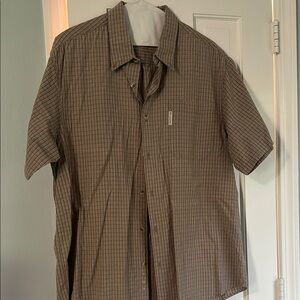 Columbia Brown Casual Button Down Shirt